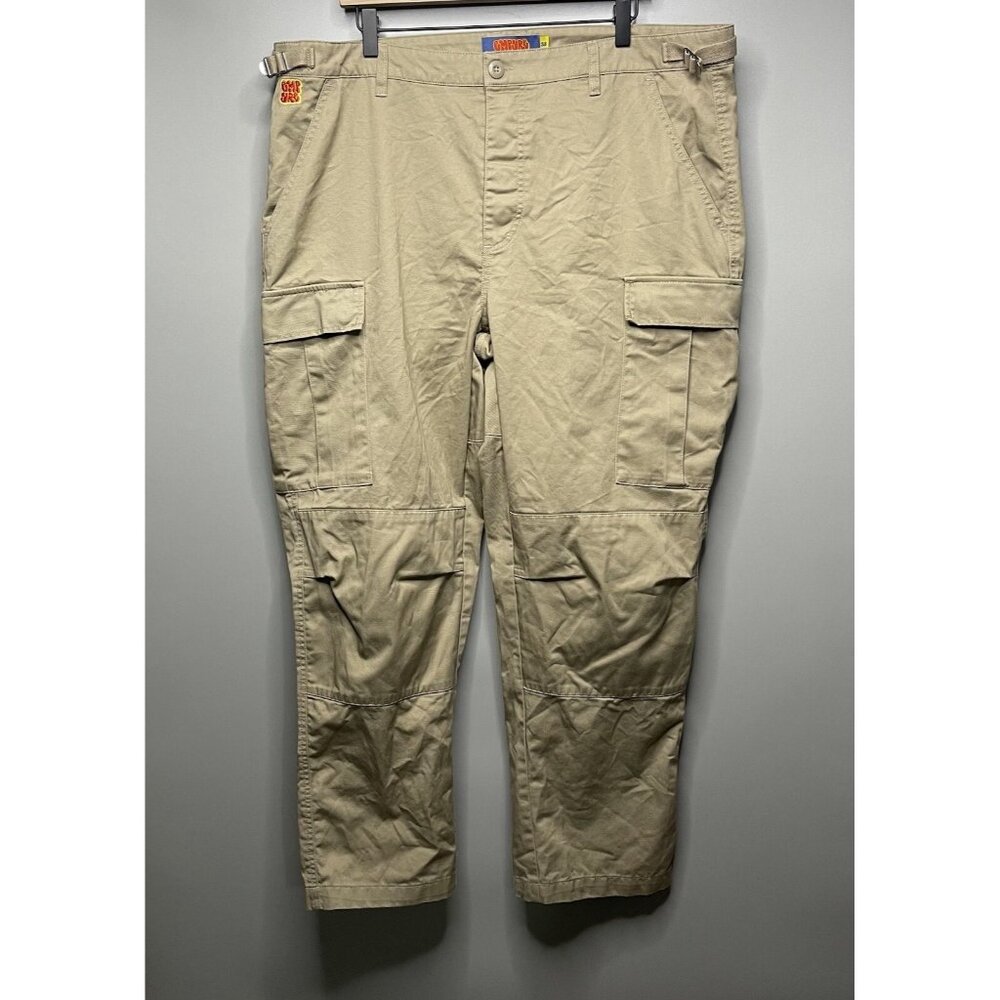 Vintage Empyre Pants Mens 38 Tan Relaxed Fit Baggy Cargo Loose Y2K 90s Skate